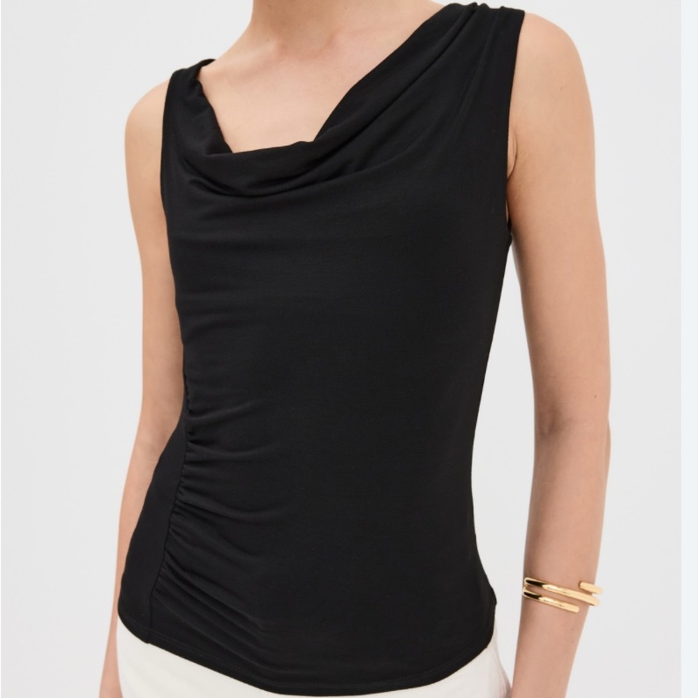 Reformation Darla Cowl Neck Top